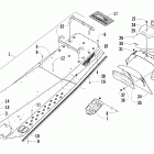 Crossfire 600 EFI SP Тоннель, задний бампер, задний фонарь