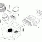 Firecat 600 EFIr Глушитель впуска