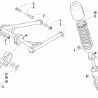 King Cat 900 EFI Задняя подвеска , амортизатор