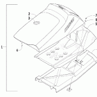 Firecat 700 EFI Seat assembly (tony stewart edition)