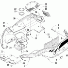 ZR 900 EFI Обтекатель и передний бампер