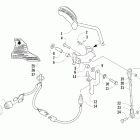 Z 370 Reverse shift lever assembly (lx)