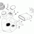M7 EFI Глушитель впуска