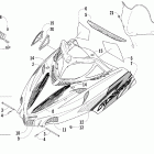 Crossfire 700 EFI IPM Капот и ветровое стекло