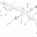 Firecat 600 EFI Панель приборов и датчики