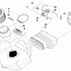 Firecat 700 SP Воздушный глушитель, карбюратор, и монтаж топливно...