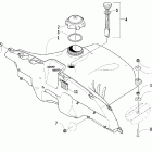 Sabercat 700 EFI Топливный бак