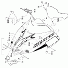 440 SP Hood and windshield assembly (modified race sled)
