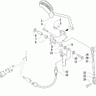 Pantera 600 EFI Рычага переключения заднего хода