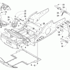 ZR 900 SP Передняя рама и подножки