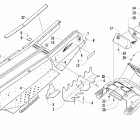 Firecat 500 Тоннель, задний бампер, задний фонарь