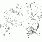 Z 370 Вариатор и опора двигателя