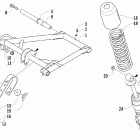 M7 EFI Задняя подвеска , амортизатор