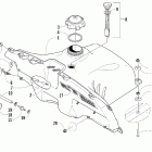 Firecat 500 Топливный бак