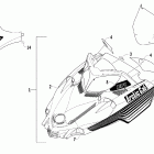 Firecat LE Hood and windshield assembly (700 efi retro)