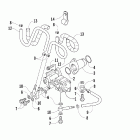 Firecat 600 EFI Масляный насос