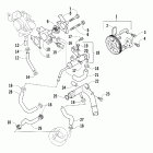 T660 Turbo Водяной насос и термостат