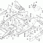 Firecat 700 EFIr Передняя рама и подножки