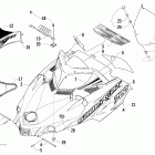 Sabercat 700 EFI LX Капот и ветровое стекло