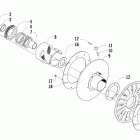 Firecat 500 Привод сцепления