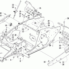 Firecat 500 Передняя рама и подножки