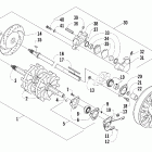 T660 Turbo Вал приводной трака и тормоза