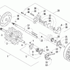 T660 Touring Вал приводной трака и тормоза