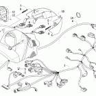 Sabercat 600 EFI LX Headlight, instruments, and wiring assemblies (lx ...