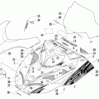 T660 Turbo ST Hood and windshield assembly (green)