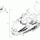 Firecat LE Hood and windshield assembly (700 joker)