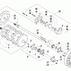 King Cat 900 Вал приводной трака и тормоза