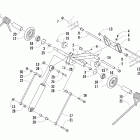 Firecat 500 Задняя подвеска , задний рычаг
