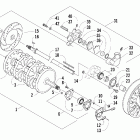 T660 Touring Turbo Вал приводной трака и тормоза