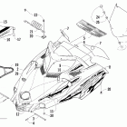 Firecat 500 Капот и ветровое стекло