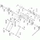 Sabercat 500 LX Задняя подвеска , задний рычаг