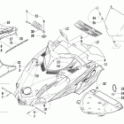Firecat 500 SP Капот и ветровое стекло