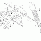 Sabercat 500 Задняя подвеска , амортизатор