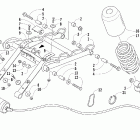 Firecat 500 SP Задняя подвеска , амортизатор