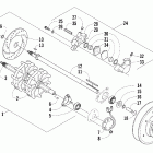 Firecat 500 SP Вал приводной трака и тормоза