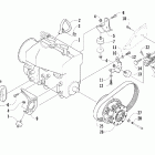Z 370 Вариатор и опора двигателя