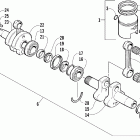 Z 440 LX Поршень и коленчатый вал