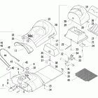 Pantera 550 Топливный бак и сидение