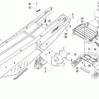 Sabercat 700 EFI Tunnel, rear bumper, and taillight assembly (ext /...