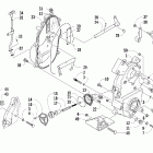 Z 370 Dropcase and chain tension assembly (lx)
