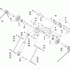 Firecat 600 EFI EB Задняя подвеска , задний рычаг