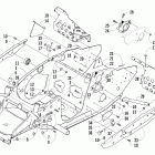 Firecat 500 SP Передняя рама и подножки