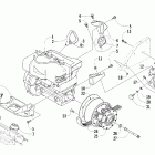 Z 570 Вариатор и опора двигателя