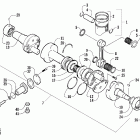 440 SP Поршень и коленчатый вал