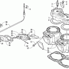 Firecat 700 SP Цилиндр и головка