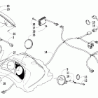 Mountain Cat 900 EFI Фара и панель инструментов